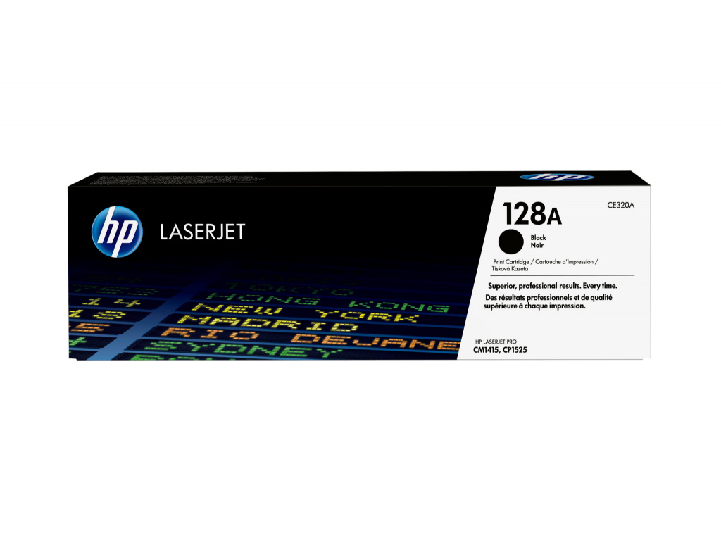 HP 128A Black Original LaserJet Toner Cartridge