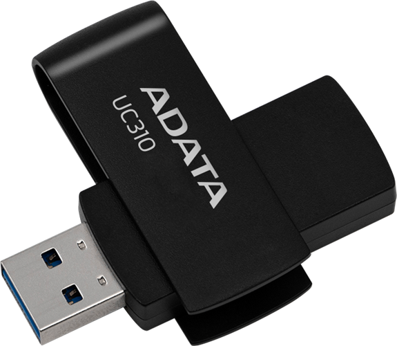 ADATA UC310 USB flash drive 128 GB USB Type-A 3.2 Gen 1 (3.1 Gen 1) Black