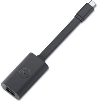 DELL 492-BDMW cable gender changer USB-C RJ45 Black