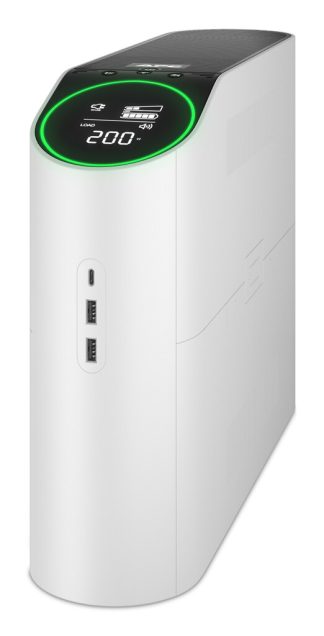 APC Back-UPS Pro for Gaming, 2200VA/1320W, Tower, 230V, 2x UK and 2x IEC C13 outlets, RGB Lights, Pure Sine Wave, Arctic (White