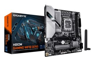 GIGABYTE H810M GAMING WIFI6 GEN5 Motherboard - Intel Core Ultra (Series 2) CPUs, 4+1+2 Phases VRM, up to 6400MHz DDR5, 1xPCIe 4