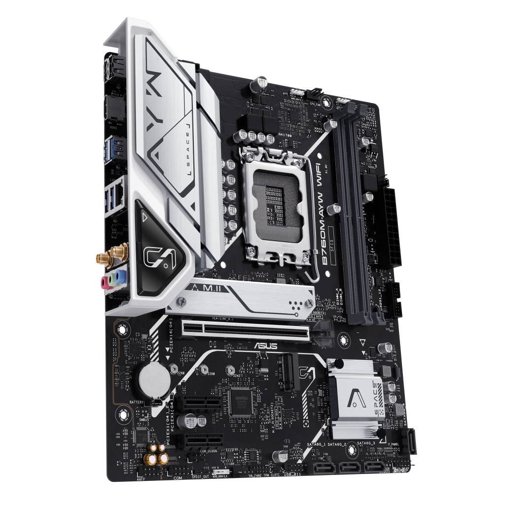 ASUS B760M-AYW WIFI Intel B760 LGA 1700 micro ATX - Image 3