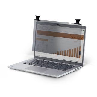 StarTech.com 13.3-inch 16:9 Bright Privacy Screen Filter with Touch, Flip-Over, 75% Light Transmittance, Anti-Glare Privacy Fil
