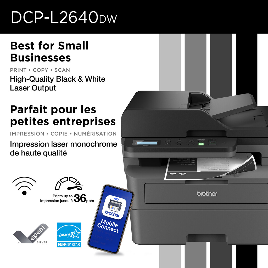 Brother DCPL2640DW 34ppm Mono Laser MFC $20 Cashback - Image 2