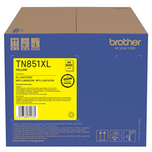 Brother TN851XLY toner cartridge 1 pc(s) Original Yellow