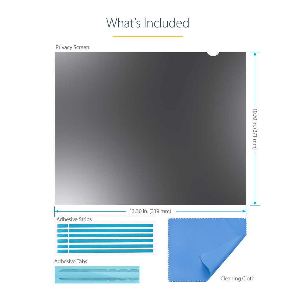 StarTech.com 17-inch 5:4 Computer Monitor Privacy Filter, Anti-Glare Privacy Screen w/51% Blue Light Reduction, Monitor Screen - Image 15