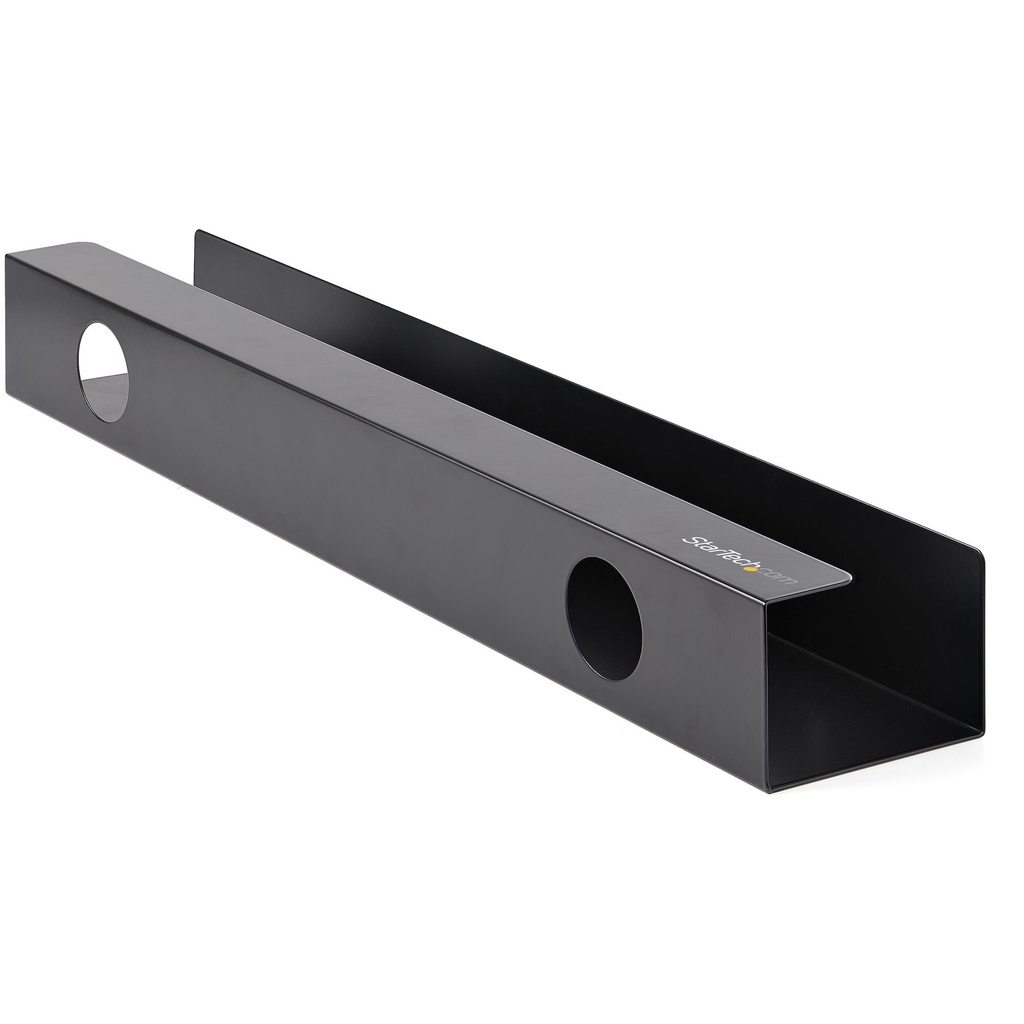 StarTech.com Under Desk Cable Management Tray - Office/Standing Desk Cable Tray Organizer - Desk/Table Mount Holder for Cords/W - Image 3