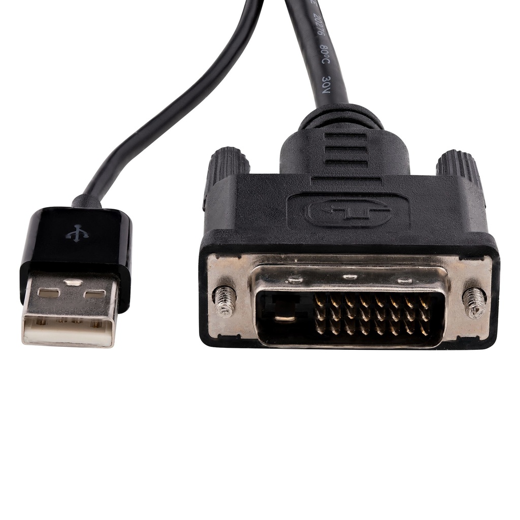 StarTech.com DVI to DisplayPort Adapter - USB Power - 1920 x 1200 - DVI to DisplayPort Converter - Video Adapter - DVI-D to DP - Image 3