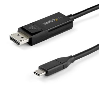 StarTech.com 6.6ft (2m) USB C to DisplayPort 1.4 Cable 8K 60Hz/4K - Bidirectional DP to USB-C or USB-C to DP Reversible Video A