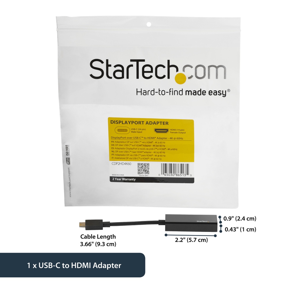 StarTech.com USB-C to HDMI Adapter - 4K 60Hz - Image 5