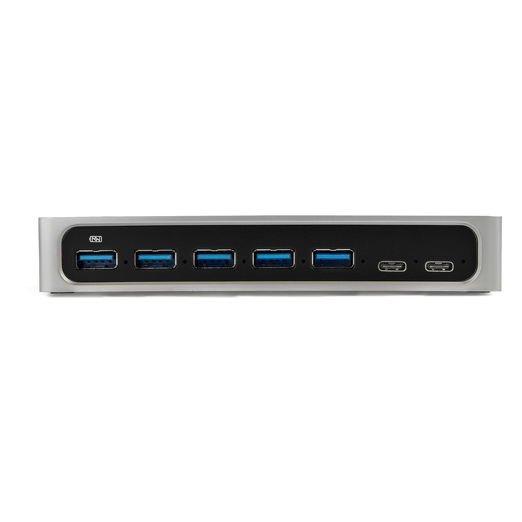 StarTech.com 7 Port USB C Hub with Fast Charge Port - USB-C to 5x USB-A 2x USB-C (USB 3.0 SuperSpeed 5Gbps) - Self Powered USB - Image 3