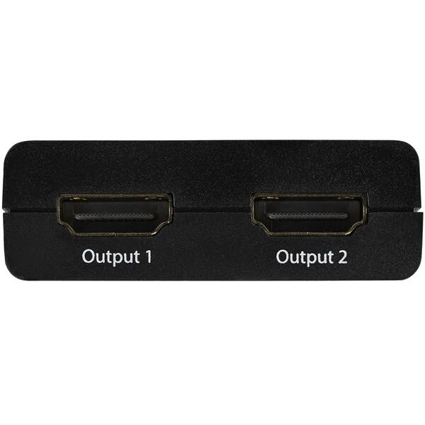 StarTech.com 4K HDMI 2-Port Video Splitter – 1x2 HDMI Splitter – Powered by USB or Power Adapter – 4K 30Hz - Image 4