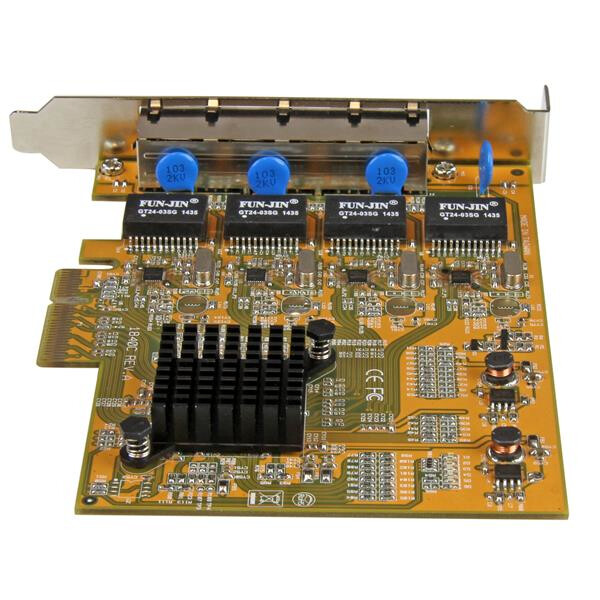 StarTech.com 4-Port PCIe Gigabit Network Adapter Card - TAA - Image 4