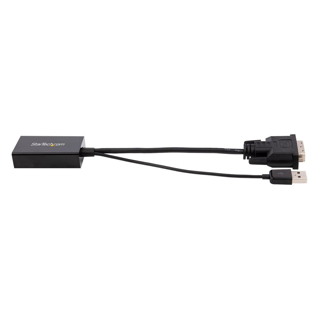 StarTech.com DVI to DisplayPort Adapter - USB Power - 1920 x 1200 - DVI to DisplayPort Converter - Video Adapter - DVI-D to DP - Image 6