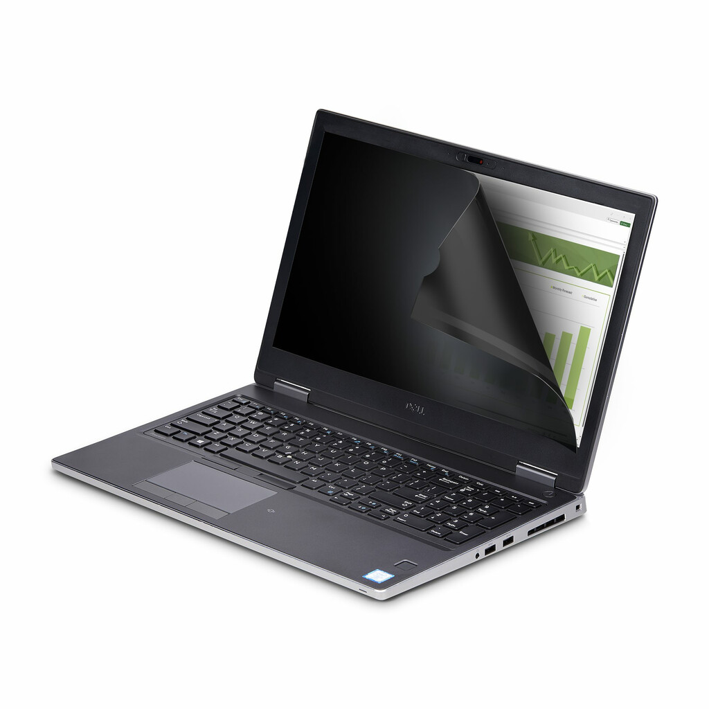 StarTech.com 15.6-inch 16:9 Flip-Up Privacy Screen with Touch, Anti-Glare Blue Light Filter, Laptop Monitor Screen Protector, + - Image 5