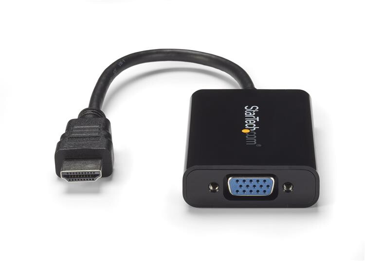 StarTech.com HDMI to VGA Video Adapter Converter with Audio for Desktop PC / Laptop / Ultrabook - 1920x1080 - Image 5