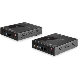 StarTech.com HDMI KVM Extender over IP Network - 4K 30Hz HDMI 2.0 and USB over IP LAN or Cat5e/Cat6 Ethernet Cable (100m/330ft)