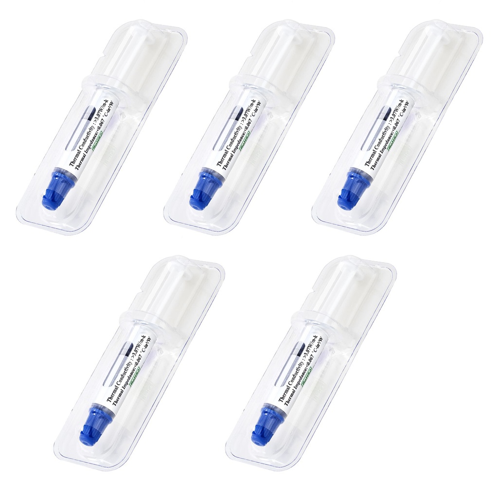 StarTech.com Thermal Paste, Pack of 5 Re-sealable Syringes (1.5g / each), Metal Oxide Compound, CPU Heat Sink Thermal Grease Pa - Image 6