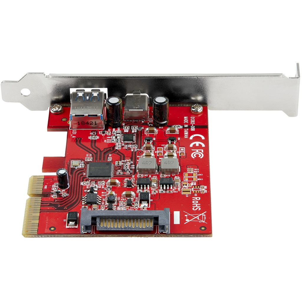 StarTech.com 2-Port 10Gbps USB-A & USB-C PCIe Card - USB 3.2 Gen 2 PCI Express Type C/A Host Controller Card Adapter - USB 3.2 - Image 3