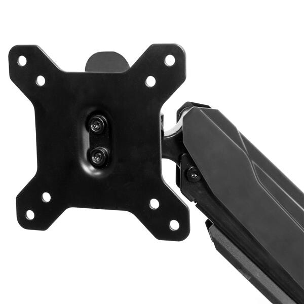 StarTech.com Desk Mount Dual Monitor Arm with USB & Audio, Desk Clamp VESA Mount for up to 32" (17.6lb/8kg) Displays, Ergonomic - Image 4