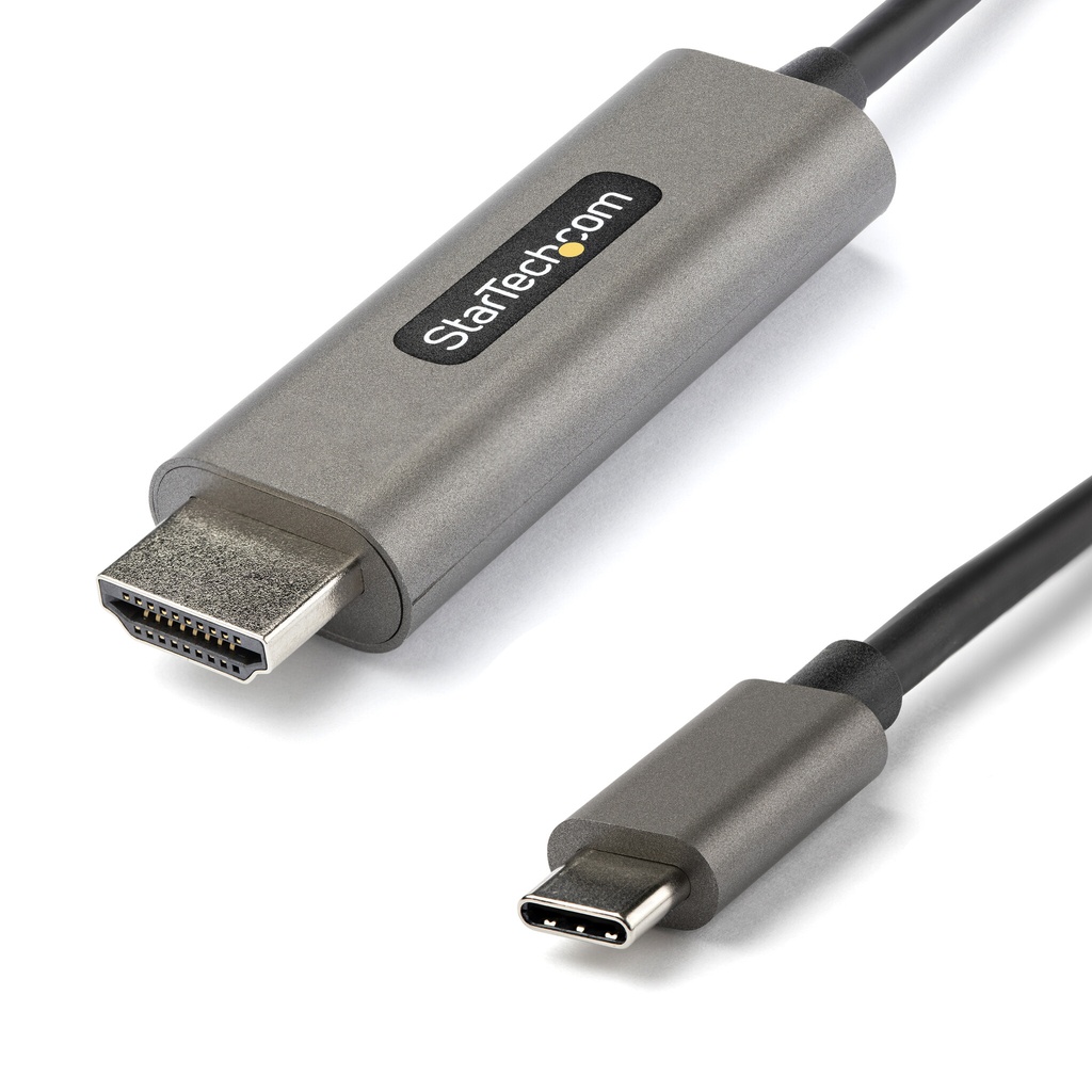 StarTech.com 3.3ft (1m) USB C to HDMI Cable 4K 60Hz w/ HDR10 - Ultra HD USB Type-C to 4K HDMI 2.0b Video Adapter Cable - USB-C - Image 5