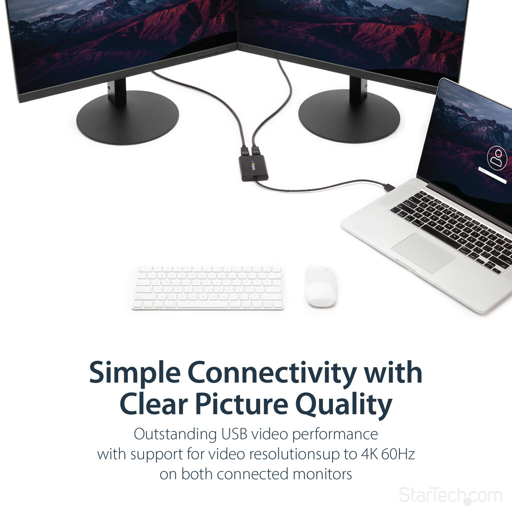 StarTech.com USB 3.0 to Dual DisplayPort Adapter - 4K 60Hz - Image 10