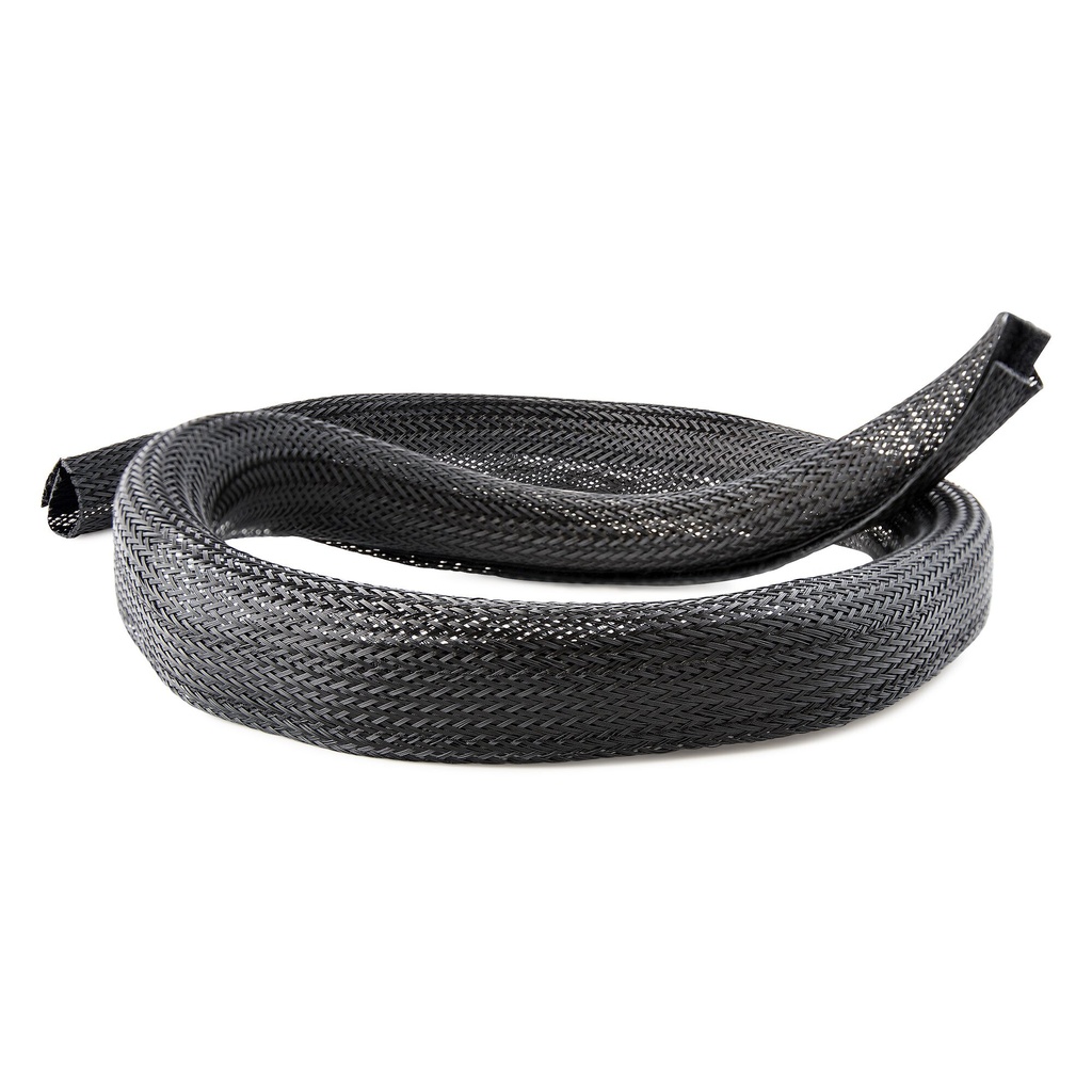 StarTech.com 10ft (3m) Cable Management Sleeve, Trimmable Heavy Duty Cable Wrap, 1.2" (3cm) Dia. Polyester Mesh Computer Cable - Image 3