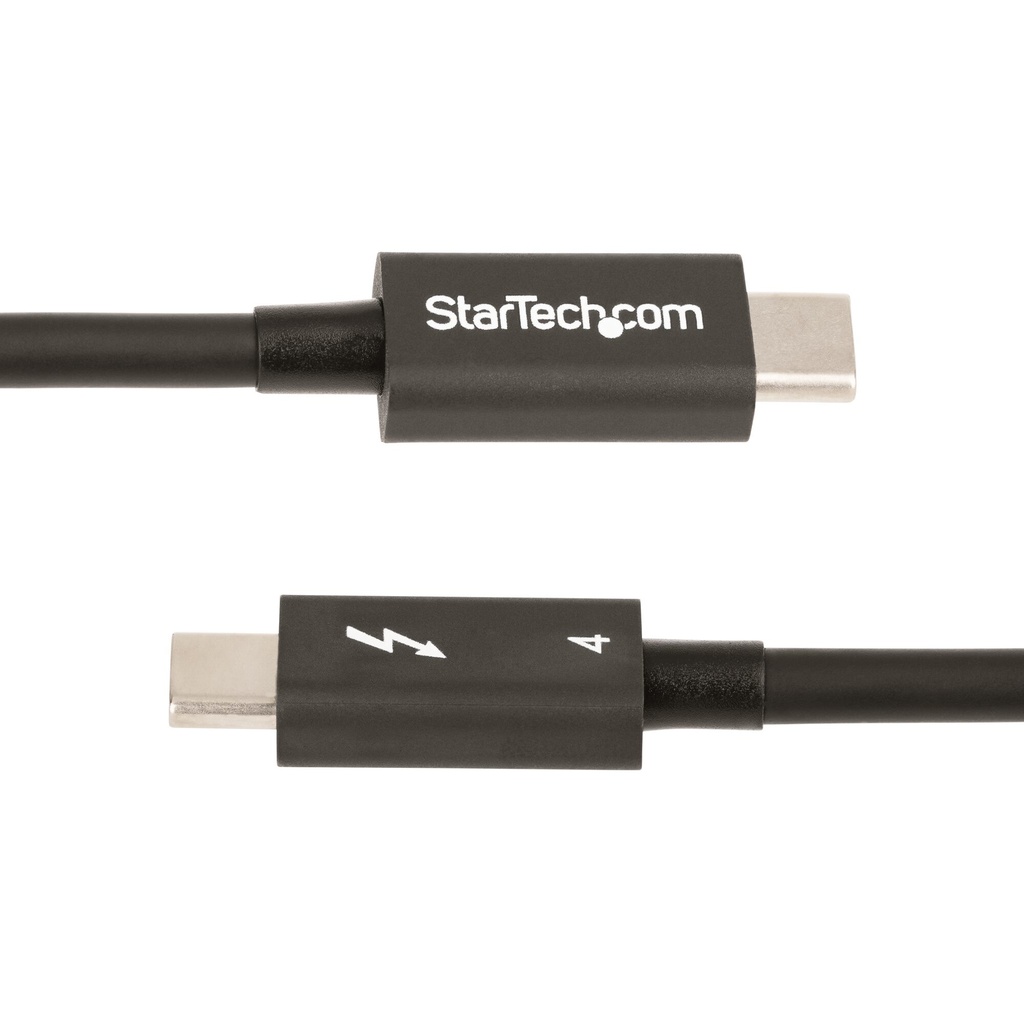 StarTech.com 3.3ft (1m) Thunderbolt 4 Cable - 40Gbps - 100W PD - 4K/8K Video - Intel-Certified Thunderbolt Cable - Compatible w - Image 3