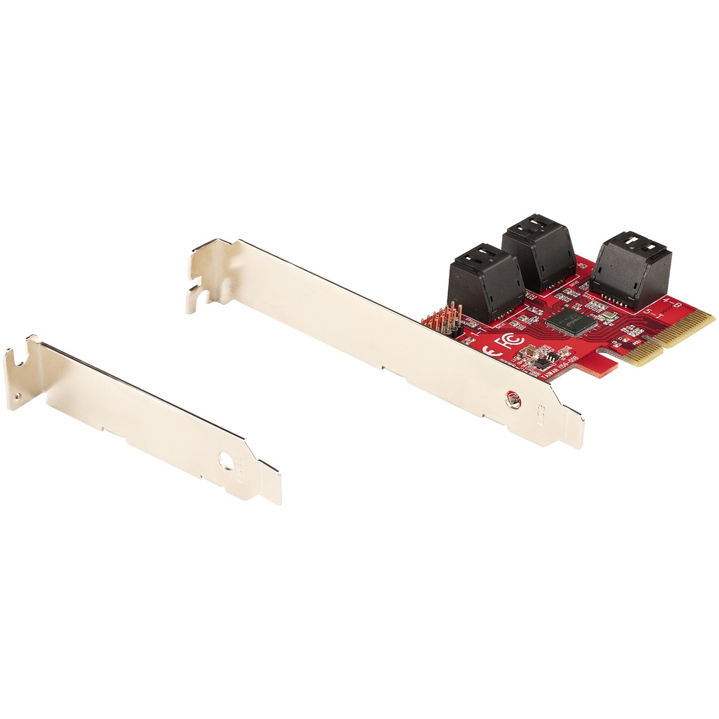 StarTech.com SATA PCIe Card - 2 Port PCIe SATA Expansion Card - 6Gbps - Full/Low Profile - PCI Express to SATA Adapter/Controll - Image 9