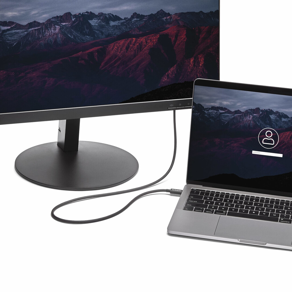 StarTech.com 2m (6.6ft) Thunderbolt 3 Cable, 20Gbps, 100W PD, 4K, Thunderbolt Certified, Compatible with Thunderbolt 4/USB 3.2/ - Image 3