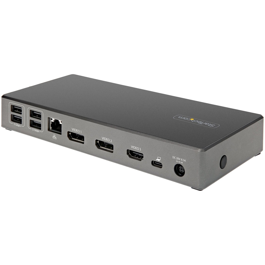 StarTech.com USB C Dock - Triple 4K Monitor USB Type-C Docking Station - 100W Power Delivery - DP 1.4 Alt Mode & DSC, 2x Displa - Image 4