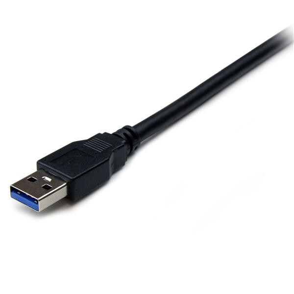 StarTech.com 2m Black SuperSpeed USB 3.0 (5Gbps) Extension Cable A to A - M/F - Image 2