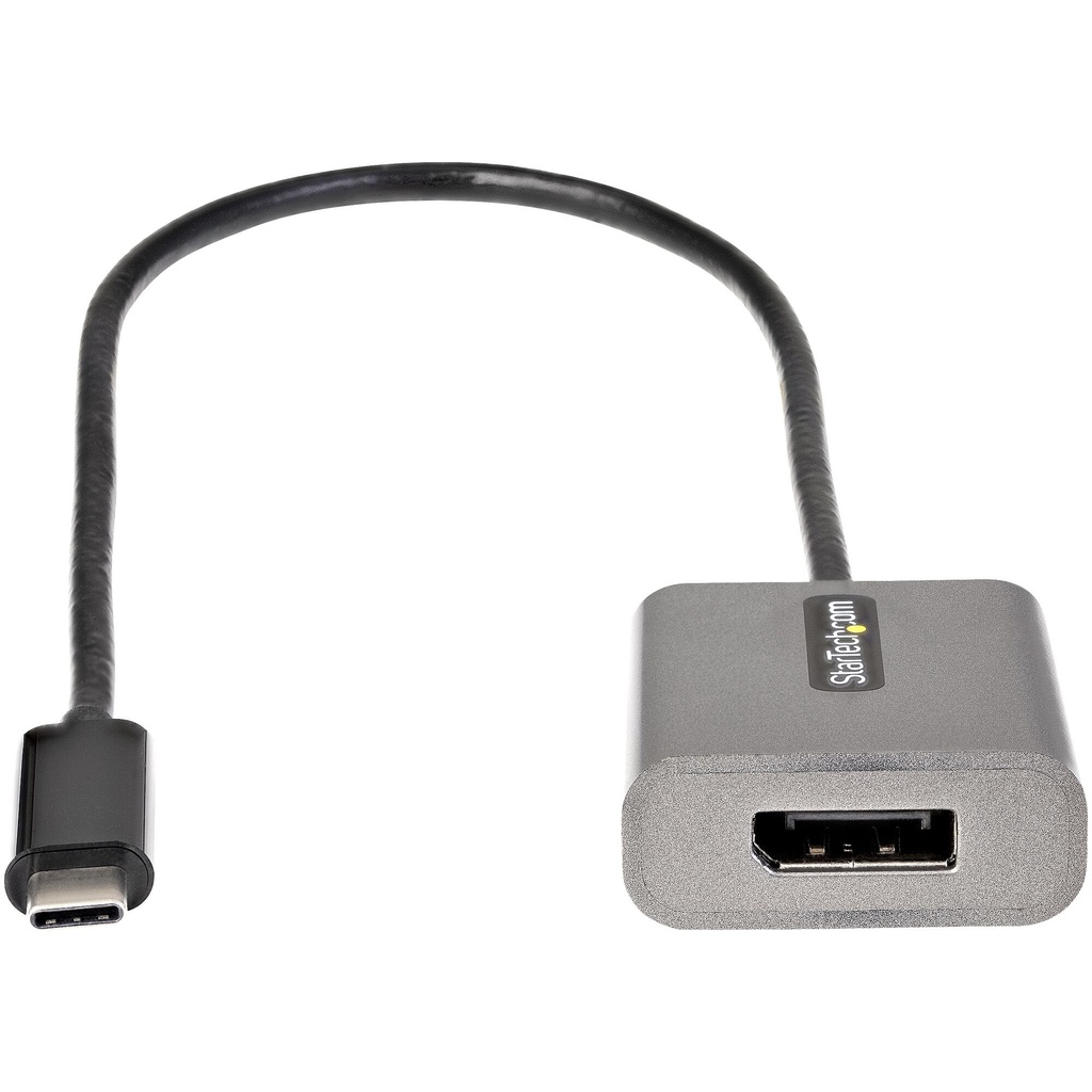 StarTech.com USB C to DisplayPort Adapter - 8K/4K 60Hz USB-C to DisplayPort 1.4 Adapter Dongle - USB Type-C to DP Monitor Video - Image 2
