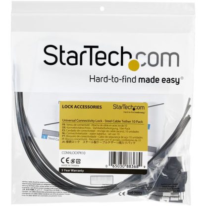 Buy StarTech.com 10-Pack Security Cable Tethers for Adapters & Dongles ...