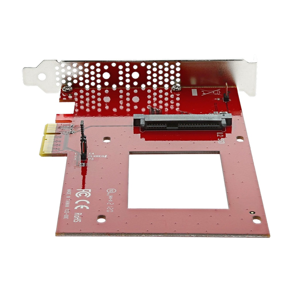 StarTech.com U.2 to PCIe Adapter for 2.5" U.2 NVMe SSD - SFF-8639 - x4 PCI Express 4.0 - TAA - Image 4