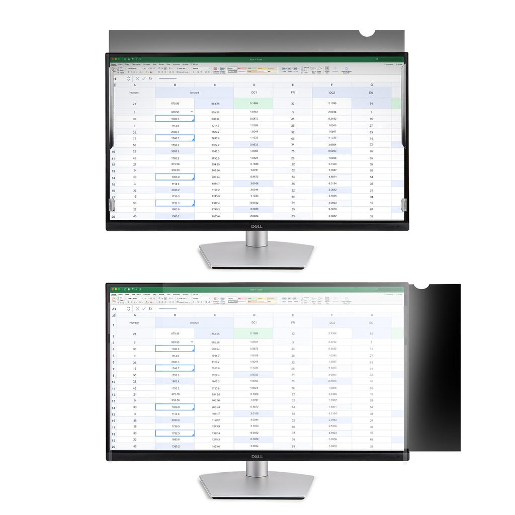 StarTech.com Monitor Privacy Screen for 24" Display - Computer Screen Security Filter - Blue Light Reducing Screen Protector Fi - Image 5