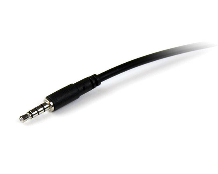 StarTech.com 2m 3.5mm 4 Position TRRS Headset Extension Cable - M/F - Image 2
