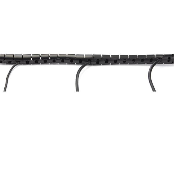 StarTech.com 2.5 m (8.2 ft.) Cable-Management Sleeve - Spiral - 25 mm (1 in.) Diameter - Image 6
