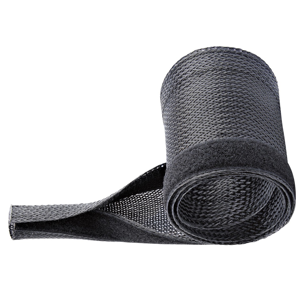 StarTech.com 10ft (3m) Cable Management Sleeve, Trimmable Heavy Duty Cable Wrap, 1.2" (3cm) Dia. Polyester Mesh Computer Cable - Image 5