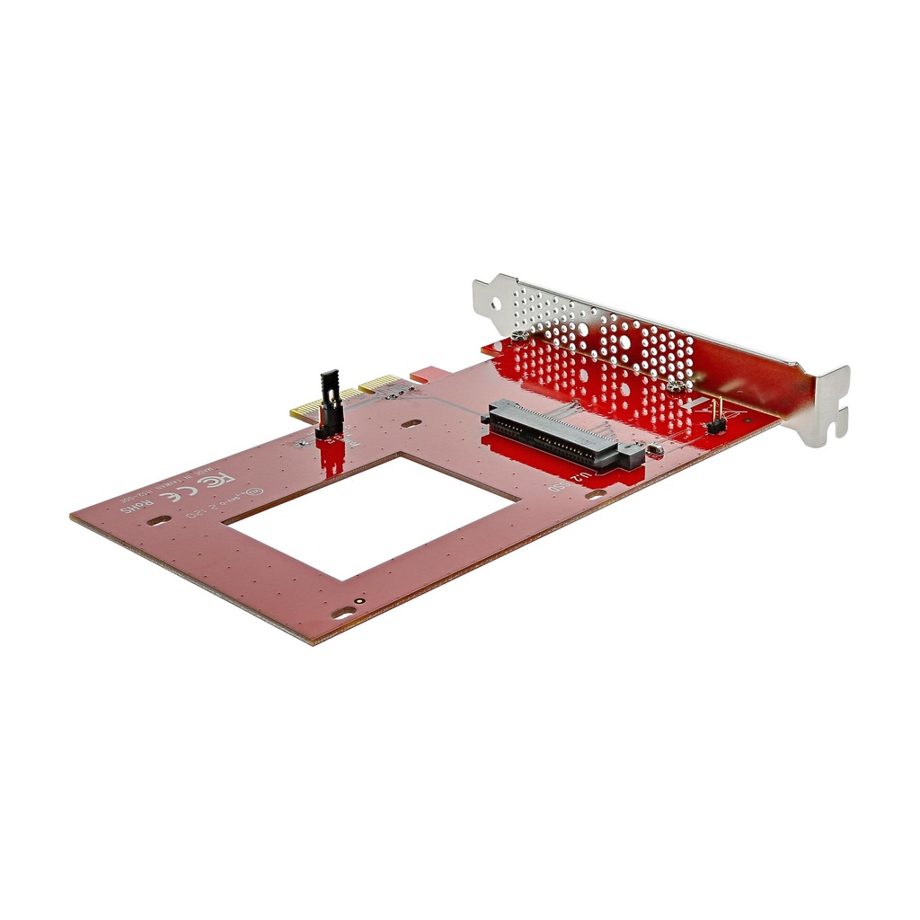 StarTech.com U.2 to PCIe Adapter for 2.5" U.2 NVMe SSD - SFF-8639 - x4 PCI Express 4.0 - TAA - Image 2