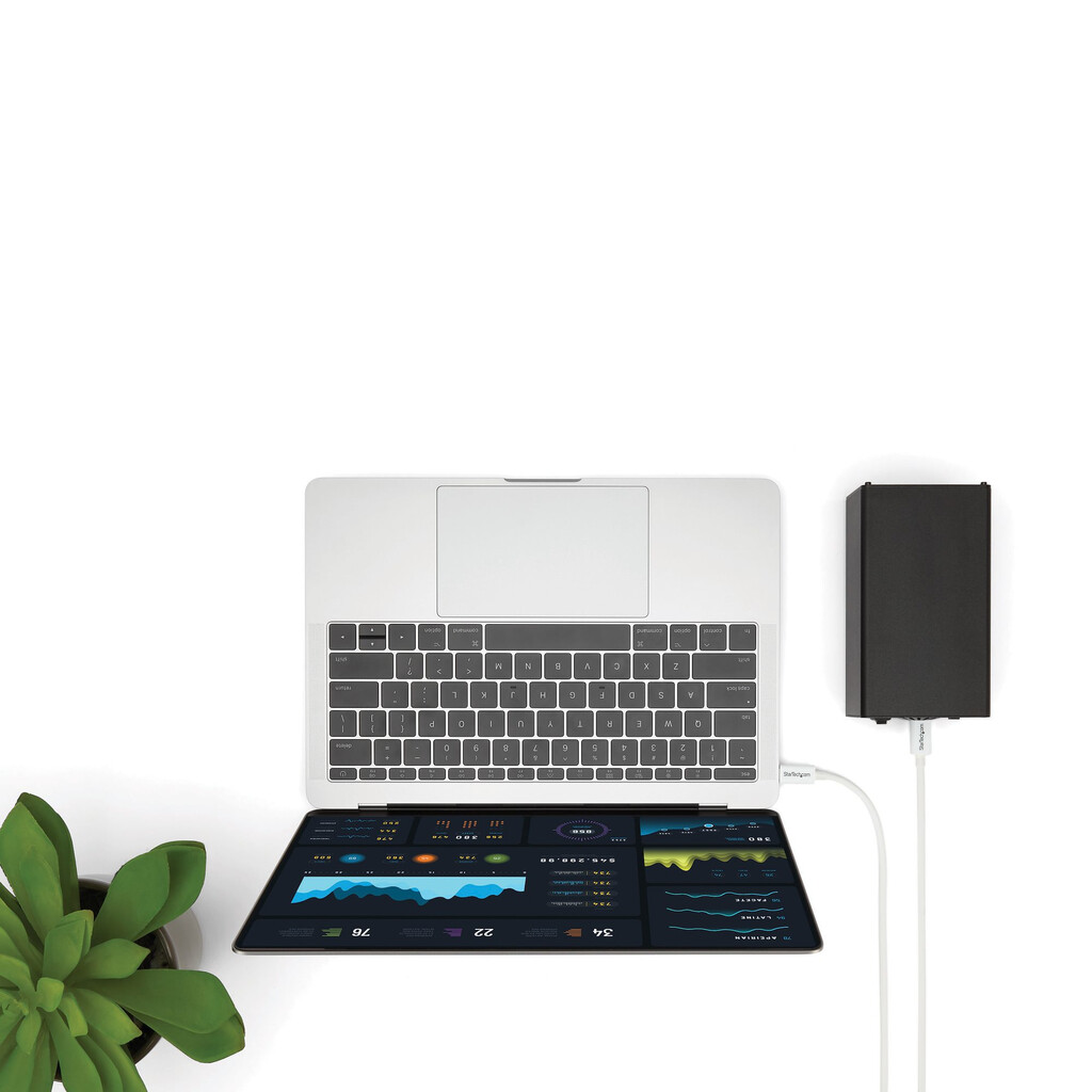 StarTech.com 3.3ft (1m) Thunderbolt 3 Cable, 20Gbps, 100W PD, 4K, Thunderbolt Certified, Compatible with Thunderbolt 4/USB 3.2/ - Image 6
