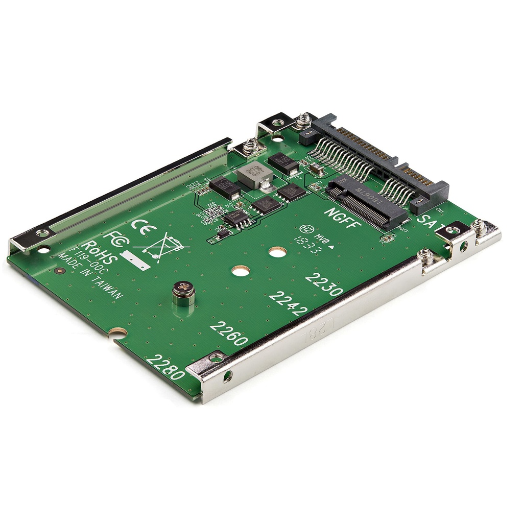 StarTech.com M.2 SATA SSD to 2.5in SATA Adapter, M.2 NGFF to SATA Converter, Open-Frame Bracket, 7mm High, M2 Hard Drive Adapte - Image 3