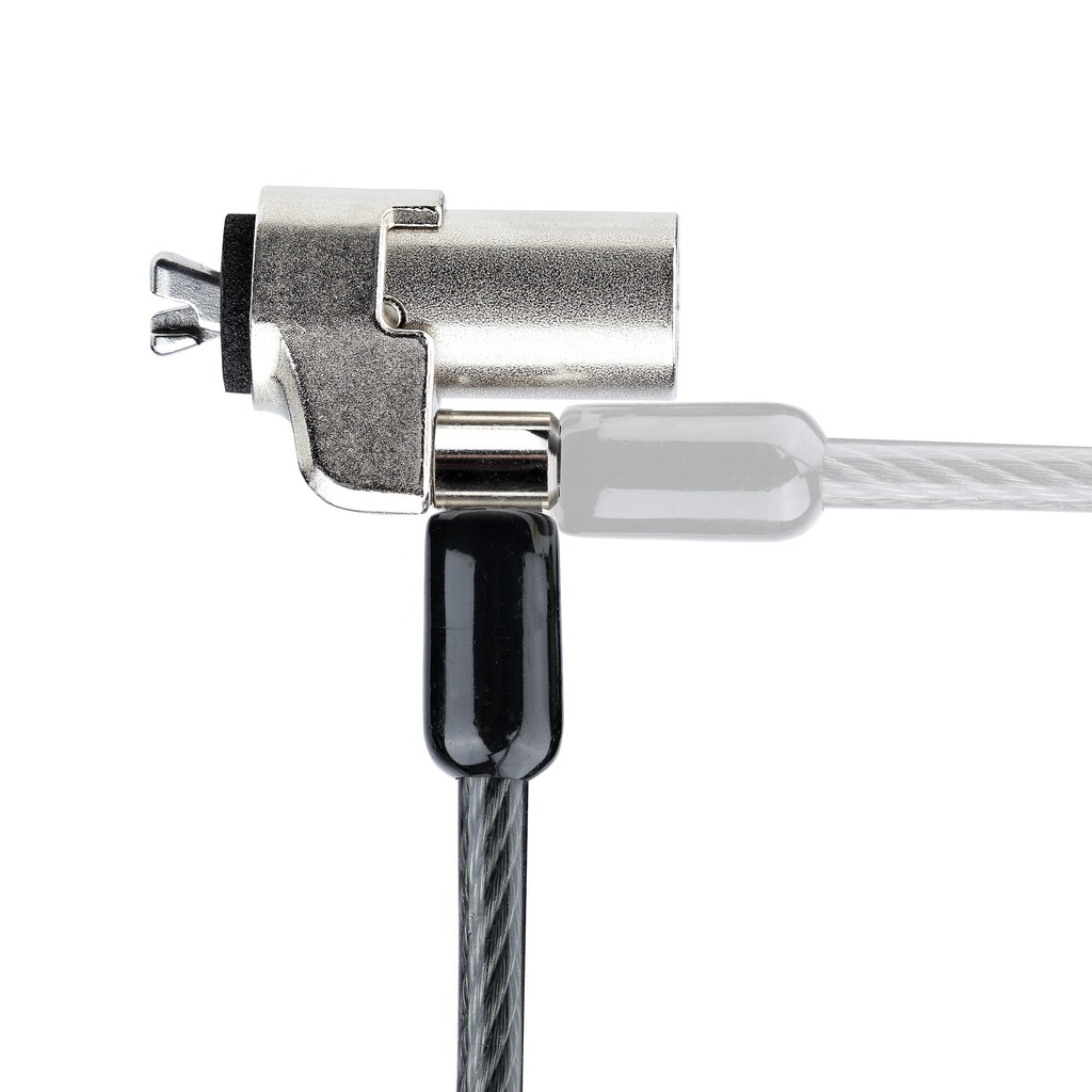 StarTech.com Laptop Cable Lock Compatible With Noble Wedge®; 6.6ft (2m), Anti-Theft Keyed Lock, Security Cable for Dell XP - Image 4