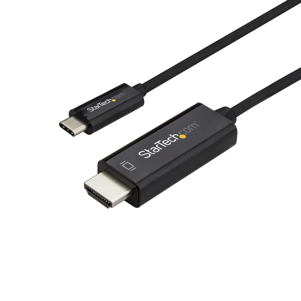 StarTech.com 10ft (3m) USB C to HDMI Cable - 4K 60Hz USB Type C to HDMI 2.0 Video Adapter Cable - Thunderbolt Compatible - Lapt