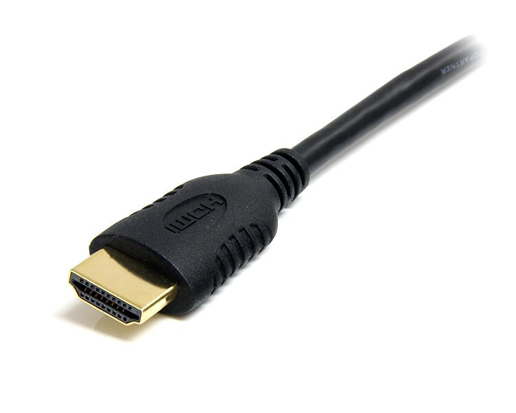 StarTech.com 1m Mini HDMI to HDMI Cable with Ethernet - 4K 30Hz High Speed Mini HDMI to HDMI Adapter Cable - Mini HDMI Type-C De - Image 2