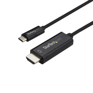 StarTech.com 6ft (2m) USB C to HDMI Cable - 4K 60Hz USB Type C to HDMI 2.0 Video Adapter Cable - Thunderbolt 3 Compatible - Lapt