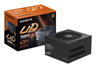 GIGABYTE UD750GM PG5 V2 Power Supply Unit- PCIe Gen 5.1, 80 PLUS Gold, Fully Modular Design, 120mm Fan, ATX 3.1 compatible, EU