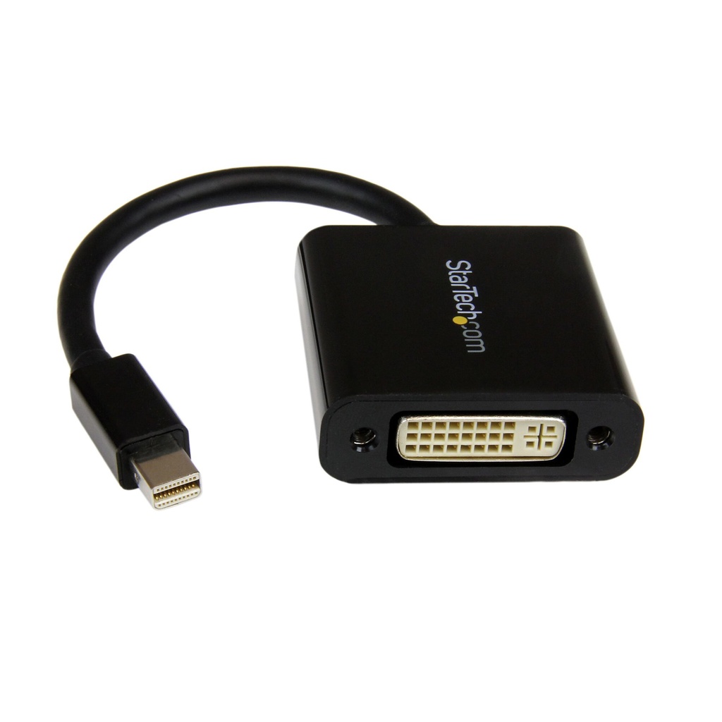 StarTech.com Mini DisplayPort to DVI Adapter - Mini DP to DVI-D Converter - 1080p Video - mDP or Thunderbolt 1/2 Mac/PC to DVI