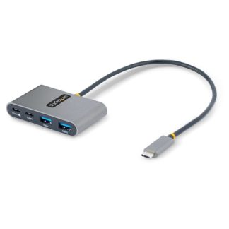 StarTech.com 4-Port USB-C Hub with 100W Power Delivery Pass-Through - 2x USB-A + 2x USB-C - USB 3.0 5Gbps - 1ft (30cm) Long Cabl