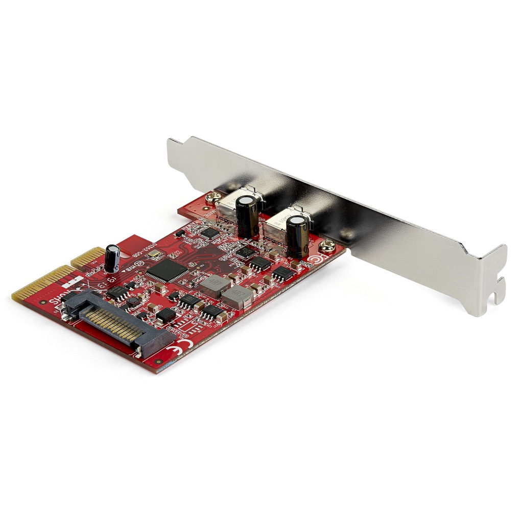 StarTech.com 2-Port USB 3.2 Gen 2 PCIe Card, USB-C 10Gbps SuperSpeed PCI Express 3.0 x4 Controller Card, USB Type-C Adapter Car - Image 2